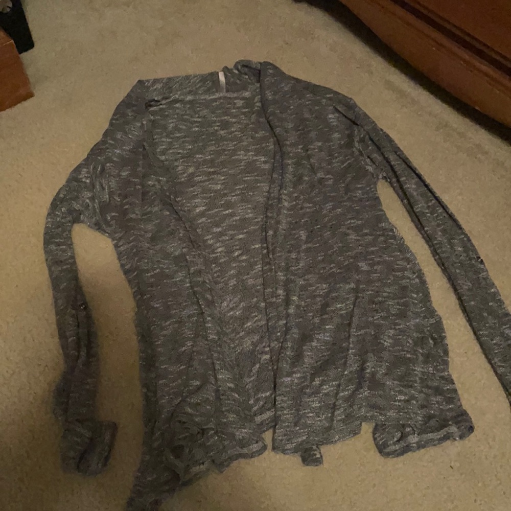 Grey long sleeve camisole